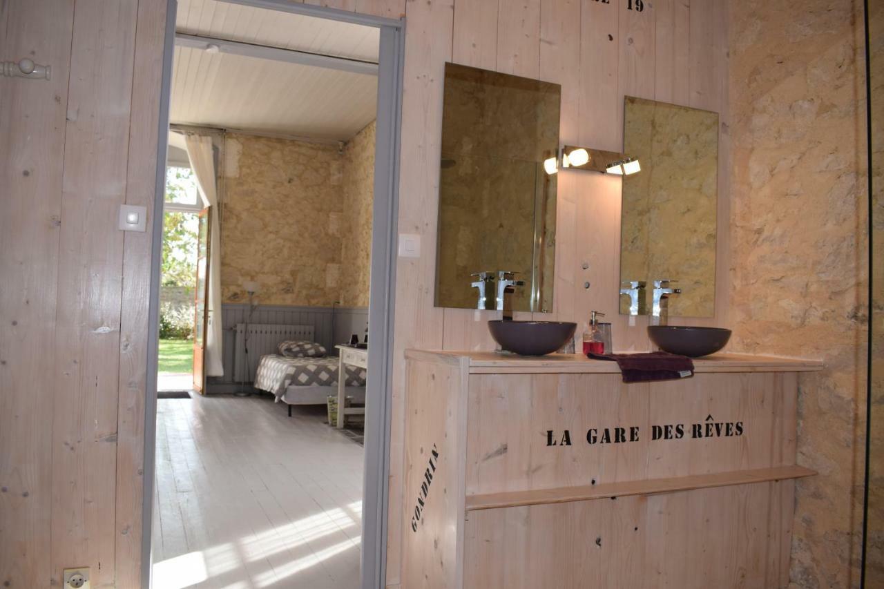 La Gare Bed & Breakfast Gondrin Exterior photo